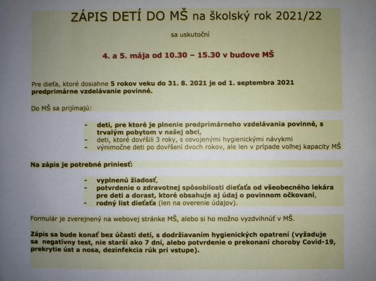 Bližšie informácie nájdete tu